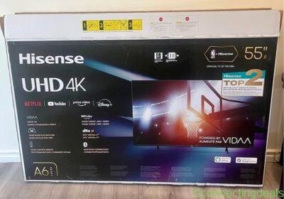 Free ad: 55" Hisense 4K Smart TV in Calgary. 55" Hisense 4K Smart TV in Calgary