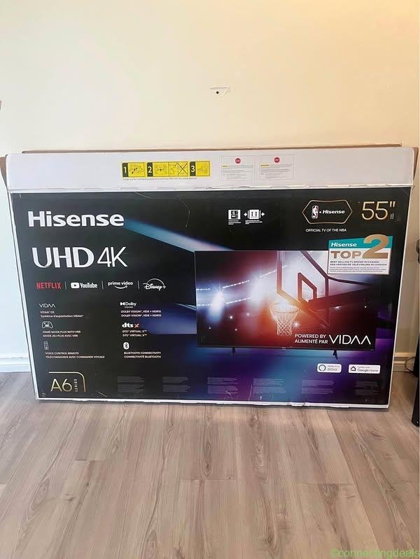 55″ Hisense 4K Smart TV