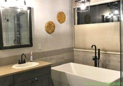 59" x 30" Freestanding Soaking Bathtub in Hamburg