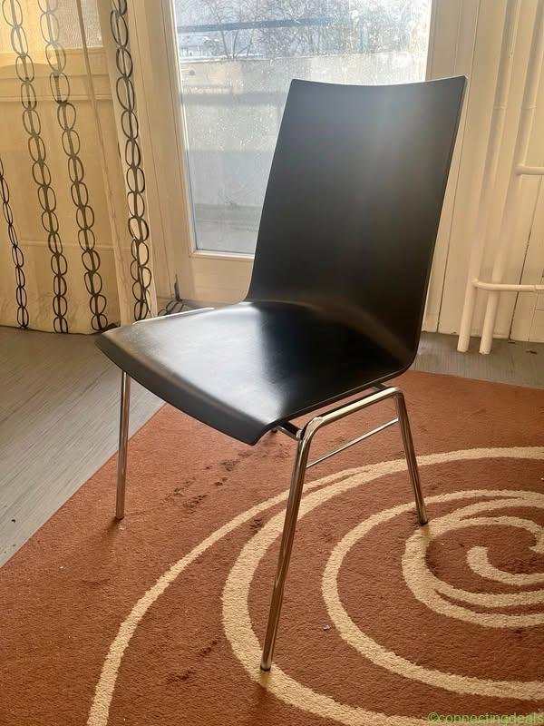 6x Hiller Stuhl – Stapelstuhl Praxis Esstisch