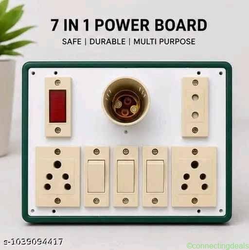 7 in 1 Multi Purpose Power Board