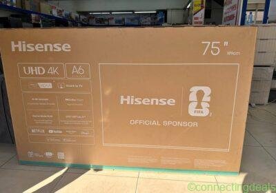 75" Hisense A6 Series 4K Smart TV – Netflix, in Johannesburg