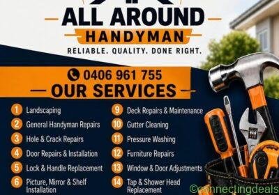 Free ad: All around handyman in Melbourne. All around handyman in Melbourne