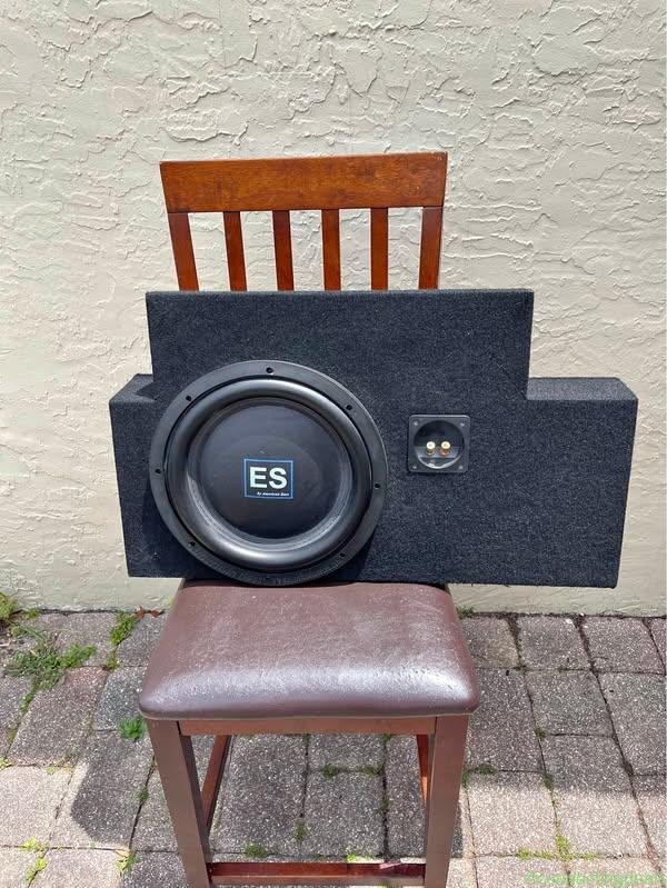 American Bass ES 10 inch Subwoofer with Enclosure