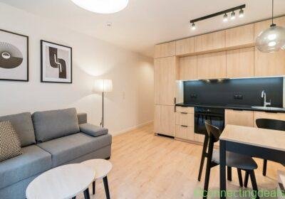 Apartament/mieszkanie: 1 sypialnia, 1 łazienka in Warsaw