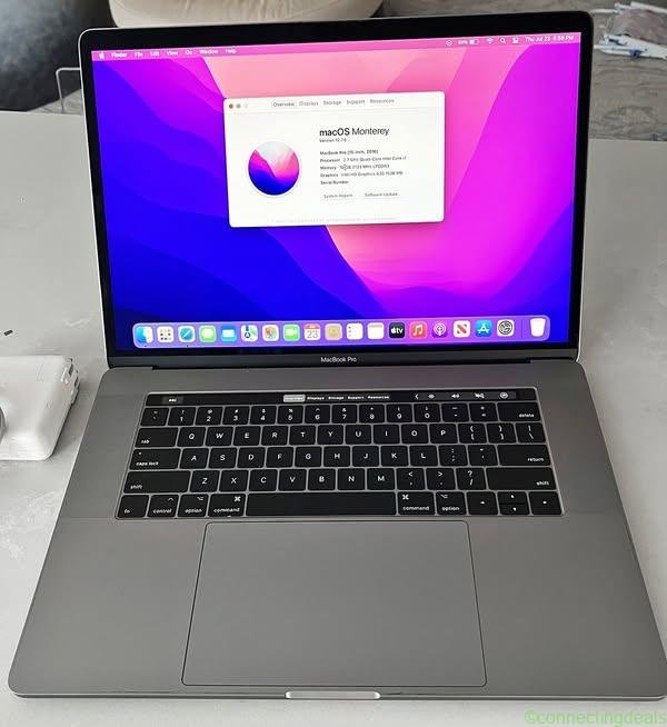 Apple 2016 MacBook Pro 15” Core I7-6920HQ 2.9GHz