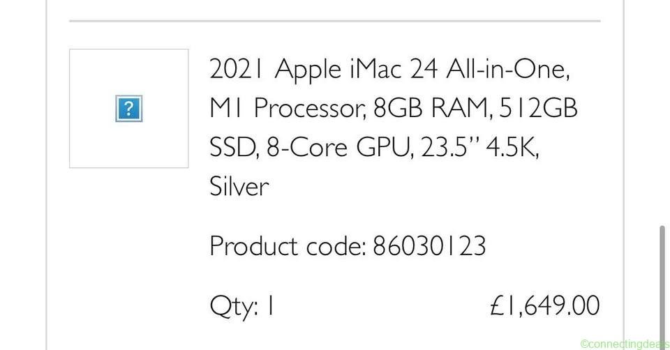 Apple Mac 2021 24 M1 8gb 512gb 8 Core