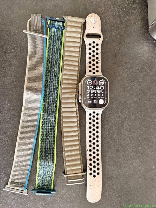 Apple Watch Ultra smartklocka titan med flera