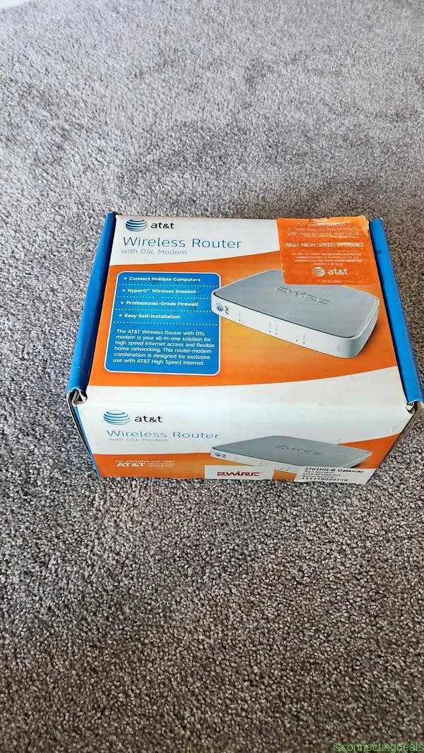 AT&T 2Wire 2701HG-B DSL Wireless Gateway Modem