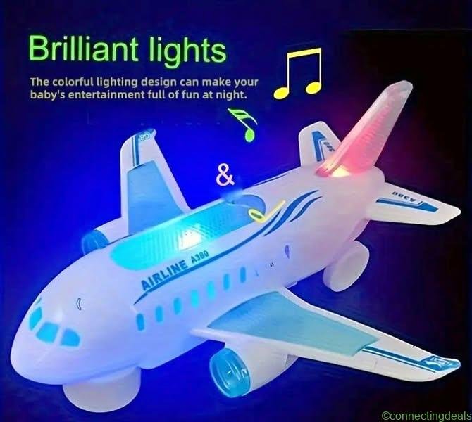 Avión Airbus A380 Musical RGB