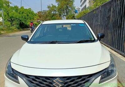 Free ad: Baleno Sigma 1.2 MT white Nov 2024 in Jaipur. Baleno Sigma 1.2 MT white Nov 2024 in Jaipur