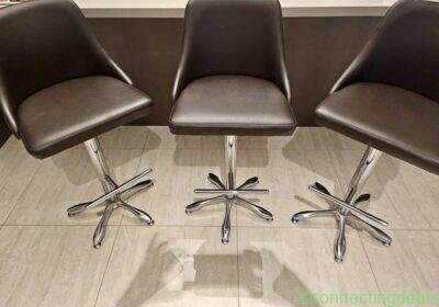 Free ad: Bar stools for sale - set of 3 in Brisbane. Bar stools for sale - set of 3 in Brisbane