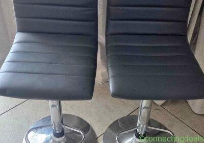 Bar Stools Modern PU Leather Adjustable Barstools in Miami