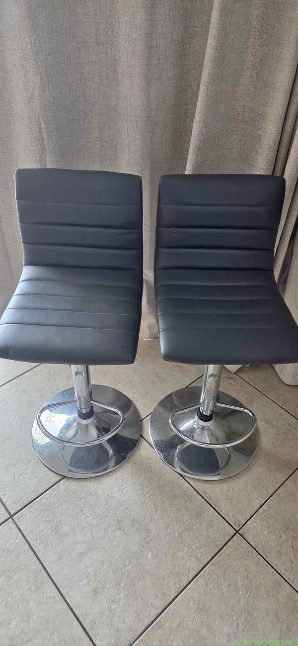 Bar Stools Modern PU Leather Adjustable Barstools
