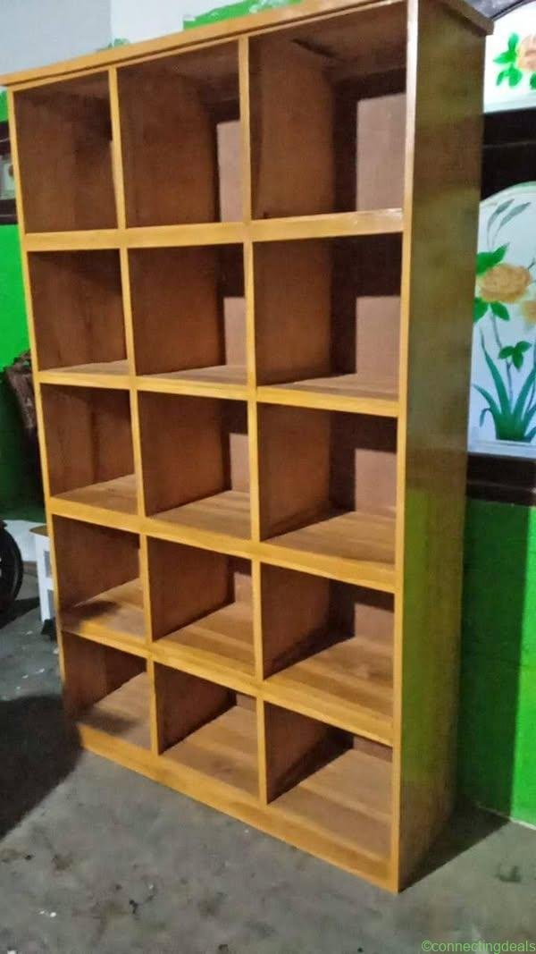 Barang dijual rak toko / warkop bahan kayu jati