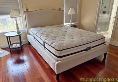 Free ad: Bedframe and mattress for free in Austin. Bedframe and mattress for free in Austin