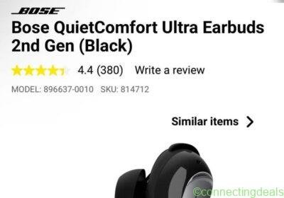 Free ad: Bose ultra gen 2 quiet comfort in Brisbane. Bose ultra gen 2 quiet comfort in Brisbane
