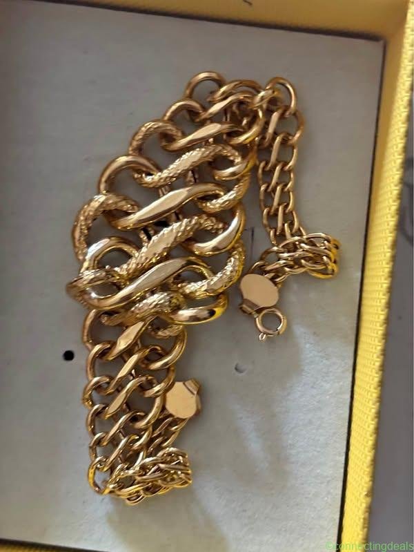 Bracelet américain or 18 carats