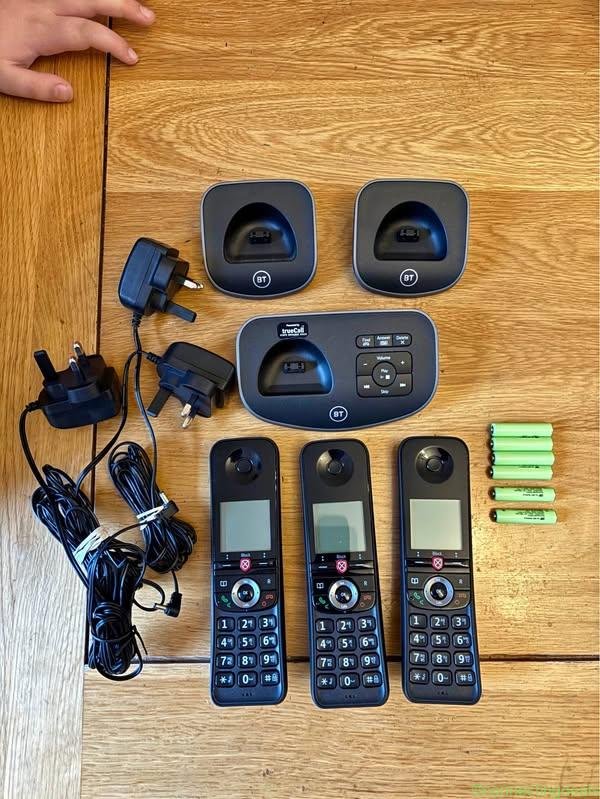 BT Phone- 3 pack with answering machine