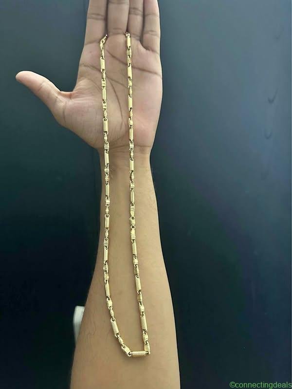 Cadena rústica oro 18K