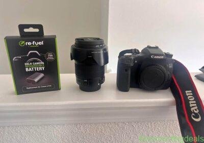 Canon EOS 70D DSLR 18-135mm w/lens and other in Jacksonville