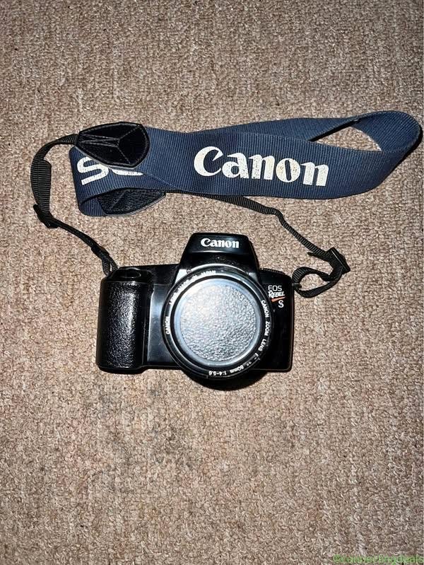 Canon EOS Rebel S Black 35mm SLR Film Camera w/