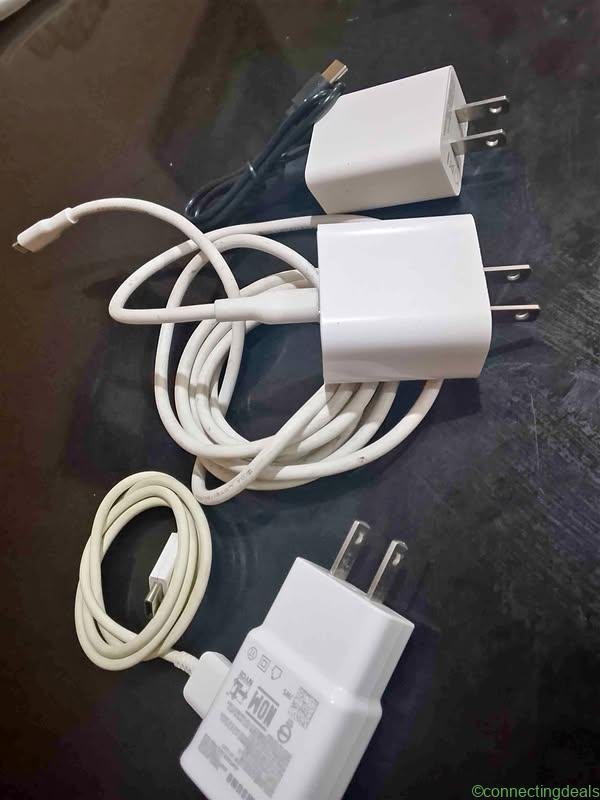 Cargadores..tipo c 2 .lightinig 1…
