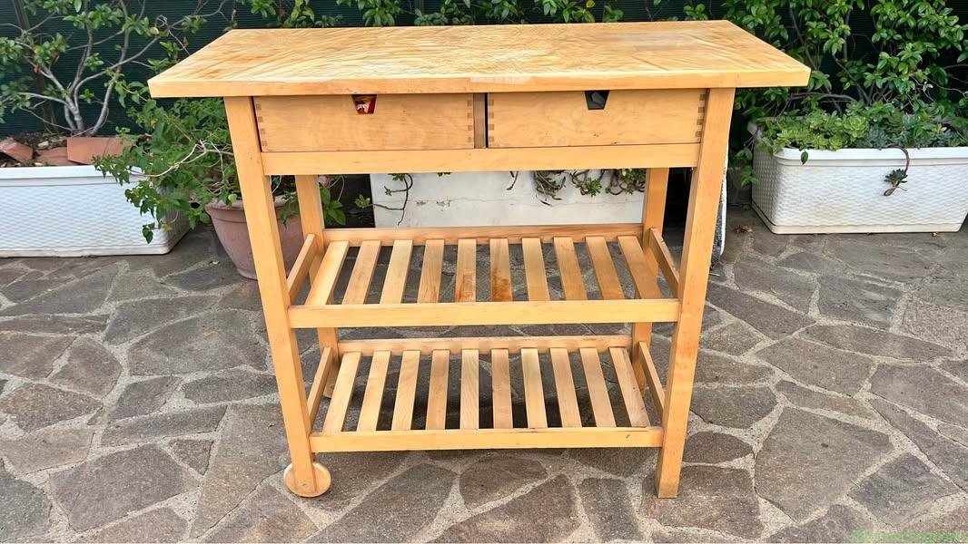 Carrello betulla Ikea