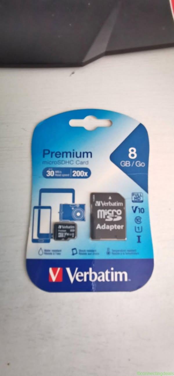 Carte MicroSDHC Verbatim neuve