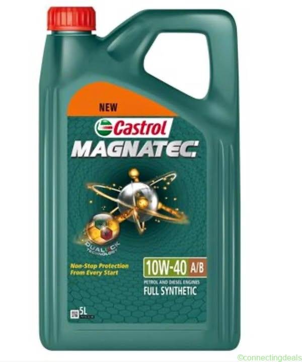 Castrol 10W40 oil 5L and Shell 10W40 0.5L