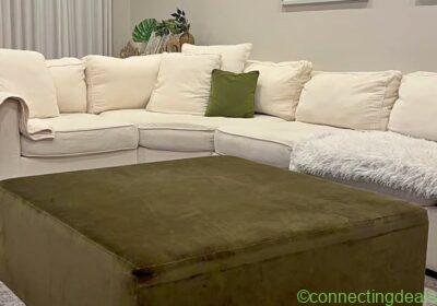 CB2 Deep Depth Ottoman in New York