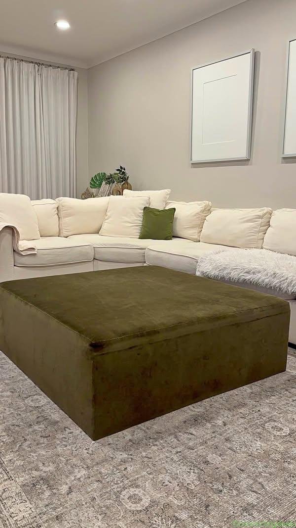 CB2 Deep Depth Ottoman