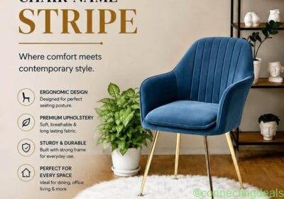 Free ad: Classic look chair in Hyderabad. Classic look chair in Hyderabad
