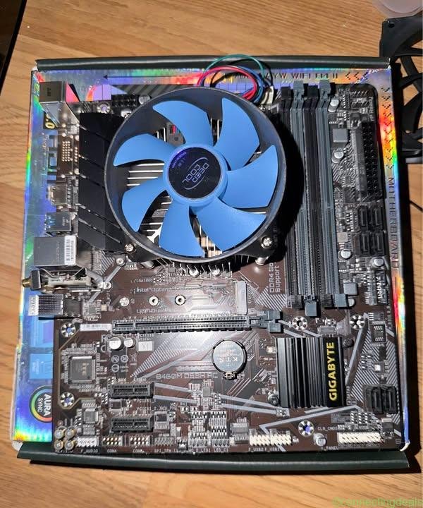 Combo B460m AC Y1 with i5-10400F and 16gb 3200mhz