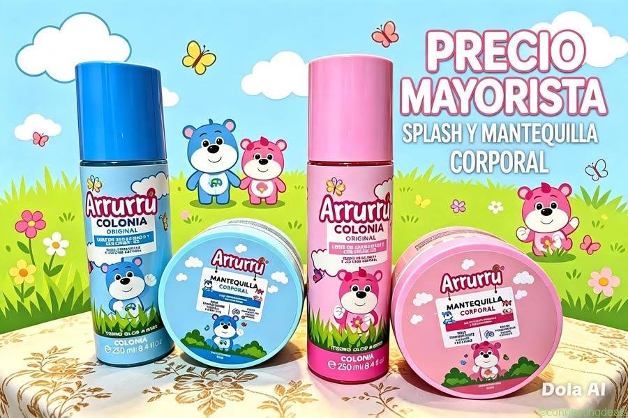 Combo Splash + Mantequilla arrurru POR MAYOR