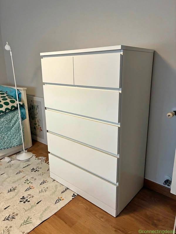 Cómoda Malm 6gavetas