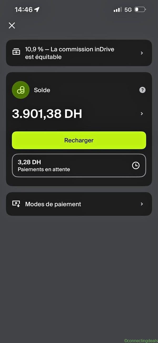 Compte Indrive