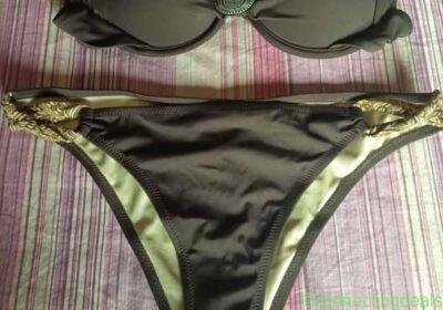 Costume marrone più pareo più infradito yamamay in Rome