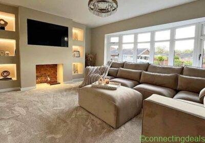 Cream Beige selone Sofa in Liverpool