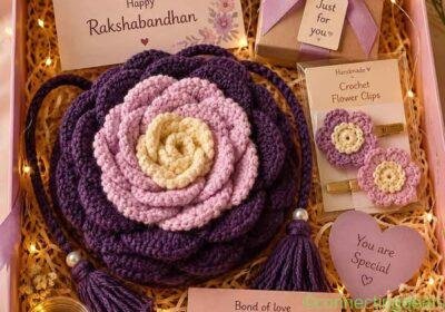 Free ad: Crochet rakhi gift hemper Rakshabandhan gift in Surat. Crochet rakhi gift hemper Rakshabandhan gift in Surat