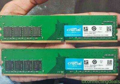 Crucial 32GB (2x16GB) DDR4 2666MHz Desktop RAM in Hyderabad