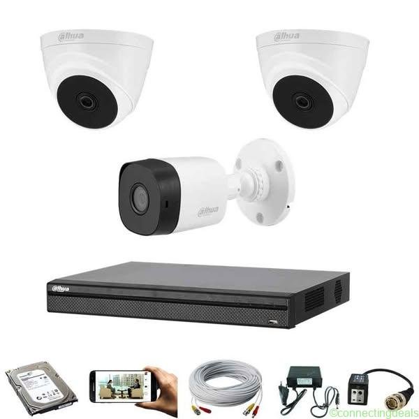 Dahua 2MP, 5MP Camera Full Set