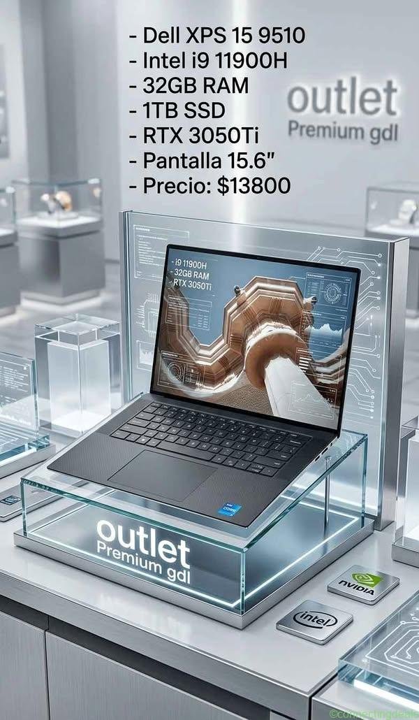 Dell XPS 15 9510 Intel i9 11900H 32GB RAM 1TB SSD