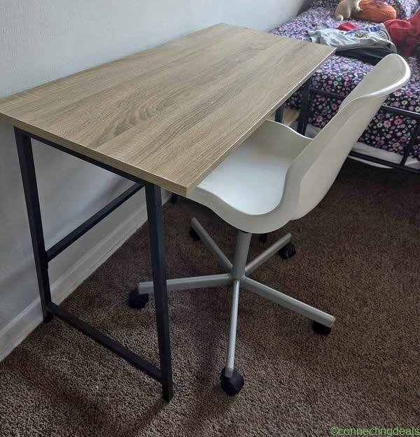 Desk and chair