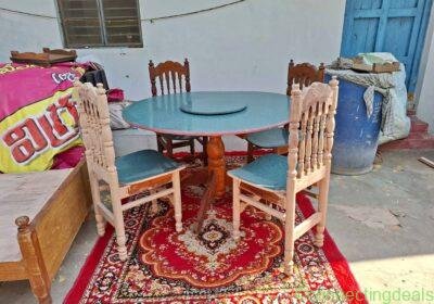 Dining table and 4chairs and 2set bed in Nizamabad