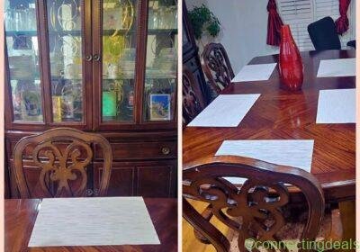 Free ad: Dining Table and hutch in Toronto. Dining Table and hutch in Toronto