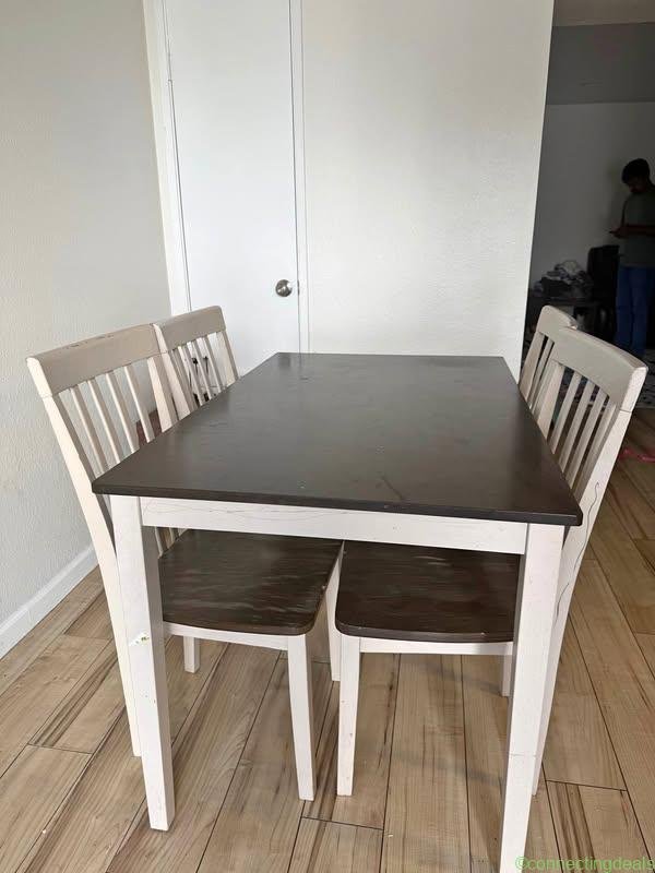 Dining table with 4 chairs