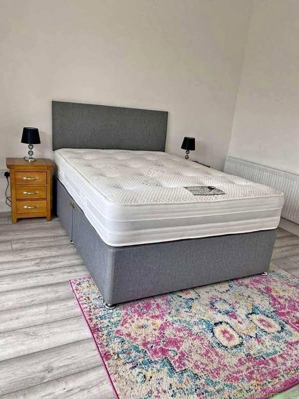 Divan Bed – 4ft6 Divan Double Bed With Opt
