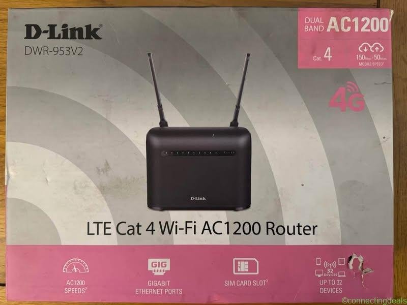 Dlink AC1200 LTE Cat 4 WiFi / Mifi Router
