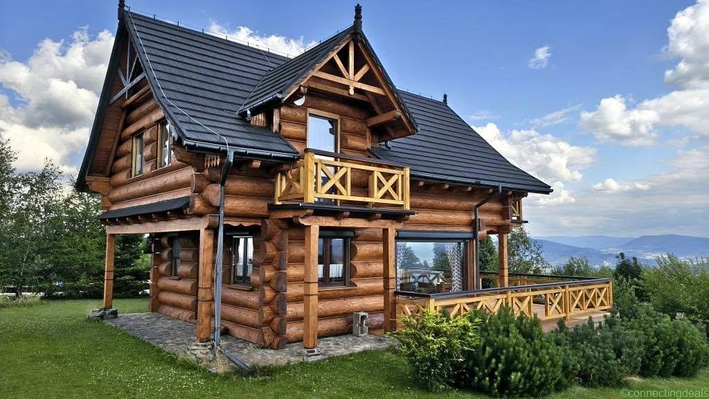 Dom drewniany z pięknym widokiem na Tatry